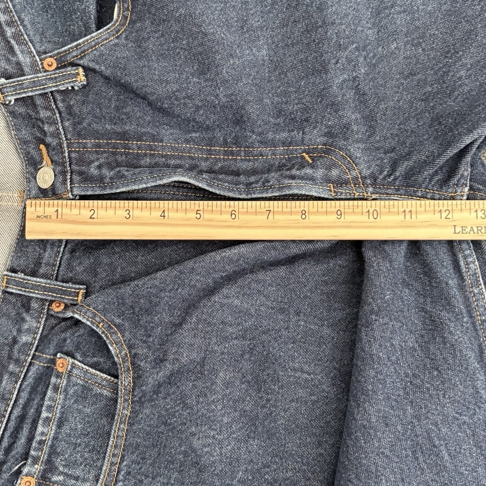VINTAGE Levis Jeans Mens 38x32 Blue Denim Pants 550 Relaxed Red Tab Rodeo Y2K - Picture 10 of 13